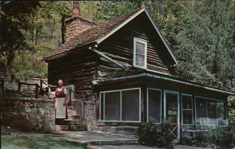 Homesteader's Cabin, Little Norway The Valley of the Elves Blue Mounds Wisconsin