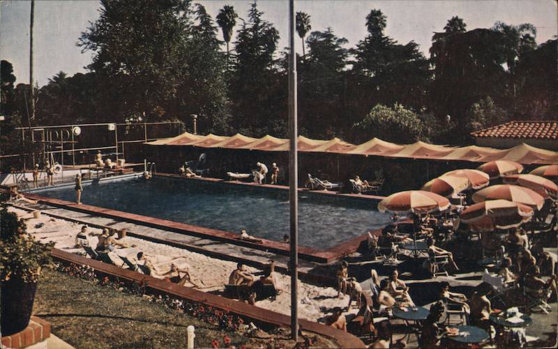 Swimming Pool at Beverly Hills Hotel California