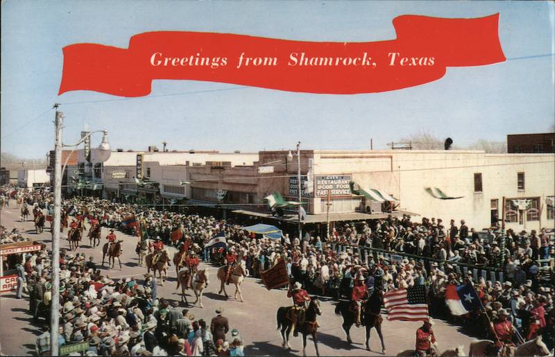 Greetings From Shamrock Texas