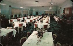 The Ridgewood Hotel Dining Room, 208 S. Ridgewood Avenue Daytona Beach, FL Postcard Postcard Postcard