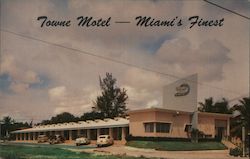 Towne Motel Postcard