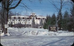 Onawa Lodge and Cottages Mountainhome, PA Postcard Postcard Postcard