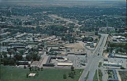 Thunderbird Motel - Air View of Boise Idaho Postcard Postcard Postcard