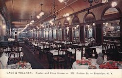 Gage & Tollner, Oyster and Chop House Postcard