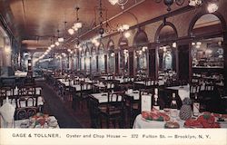 Gage & Tollner, Oyster and Chop House Brooklyn, NY Postcard Postcard Postcard