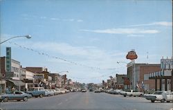 Sheridan Street looking East Cody, WY Postcard Postcard Postcard