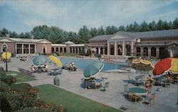 Saratoga Spa - Swimming Pool Postcard
