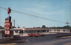 Sands Motel & Restaurant - Hiway Jct. 39 & 60 Postcard