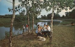 Picnic and Fishing Area Postcard