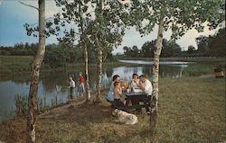 Picnic and Fishing Area Sharon Springs, NY Postcard Postcard Postcard