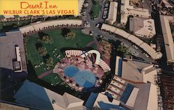 Bird's Eye View of Wilbur Clark's Desert Inn Postcard