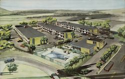 South Gate Motor Hotel Postcard