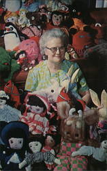 Wilma Elmore, Designer and Maker of Dolls Postcard