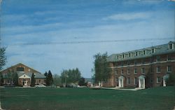 Men's Quadrangle at Western Maryland College Postcard