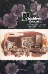 Peachtree Restaurant New York, NY Postcard Postcard Postcard