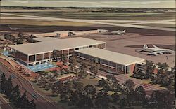 New Terminal Building, Tulsa International Airport Postcard