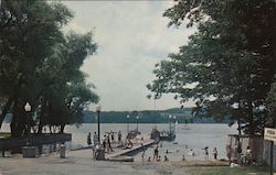 The Pier, Cazenovia Lake Postcard