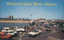 Famous Santa Monica Pier Postcard