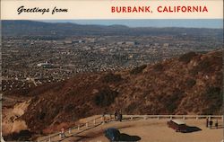 Greetings from Burbank, California Postcard