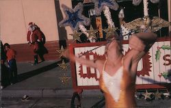 Santa and the Baton Twirler, Photographer Gary Krueger Postcard