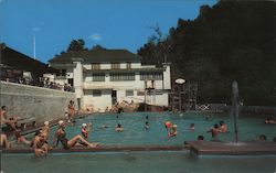 California Hot-Springs Resort Postcard