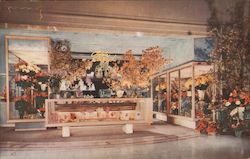 View of Podesta Baldocchi's Flower Shop Postcard