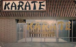 Bob Ozman Karate Postcard