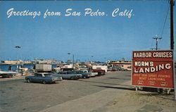 Greetings from San Pedro, Calif. Postcard
