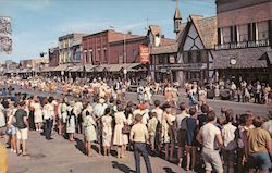 Costume Parade for Alpenfest Gaylord, MI Postcard Postcard Postcard