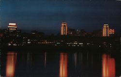 Downtown West Side of Willamette River - The City of Roses Portland, OR Postcard Postcard Postcard