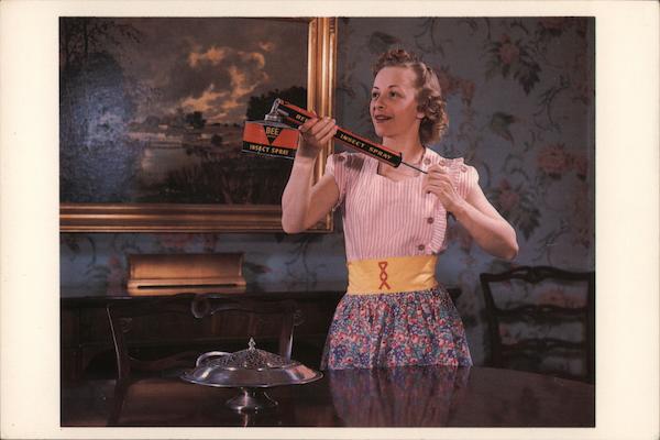 Bee Brand Insect Spray Advertising Photograph 1948