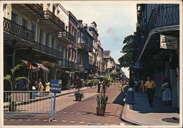 Royal Street Promenade, The French Quarter New Orleans Louisiana