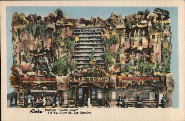 Aloha, Clifton's Pacific Seas Los Angeles California
