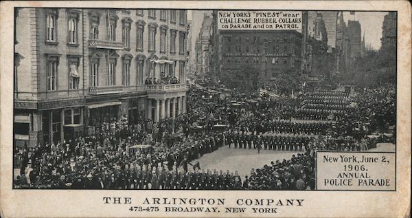 1906 Annual Police Parade, The Arlington Company New York