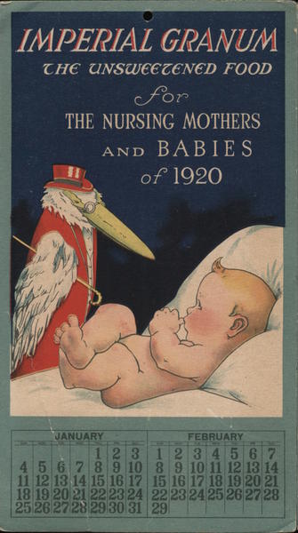 Imperial Granum, The Unsweetened Food for Babies and Mothers of 1920