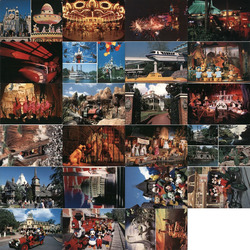 Lot of 23: Vintage Disneyland Postcards 1990's/2000 Postcard