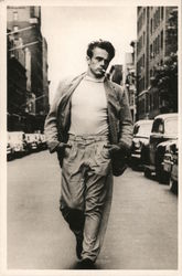 James Dean, West 68th St. New York City, 1955 Postcard