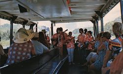 A ride up the Wailua River with Hawaiian music Postcard