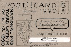 Post Card For the 1990s - National Post Card Week Postcard