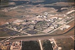 Johnson Space Center Aerial View Postcard