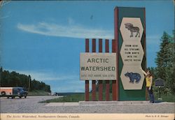 The Arctic Watershed Northwestern Ontario, Canada Postcard