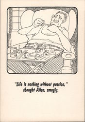 The Neighborhood: "Life is nothing without passion" Postcard