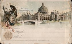 Government Building, World's Columbian Exposition 1893 World's Columbian Exposition Postcard Postcard Postcard