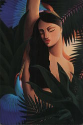 A Hammock Beneath the Mangoes Postcard