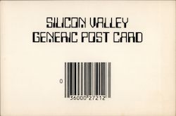 Silicon Valley generic post card [text with bar code] Postcard