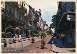 Royal Street Promenade, The French Quarter Postcard
