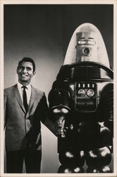 Rod Serling and Robbie the Robot, The Twilight Zone Postcard