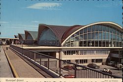 Lambert Field Municipal Airport Postcard