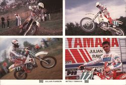 Julian Rawson Mitsui Yamaha Team Motorcycles Postcard Postcard Postcard