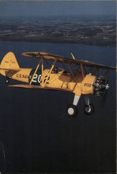 Stearman Trainman Postcard